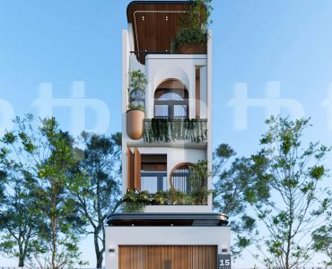 Thiết kế và thi công nhà 1 trệt, 3 tầng , sân thượng, mái -  Mr Phước, Quận Bình Tân