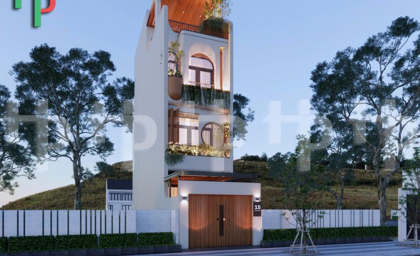 Thiết kế và thi công nhà 1 trệt, 3 tầng , sân thượng, mái -  Mr Phước, Quận Bình Tân